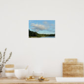 Affiche de paysage lacustre (Cuisine)