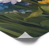 Affiche de paysage Perdu dans un champ de fleurs (Coin)