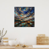 Affiche de paysage sacré Storm Light (Cuisine)