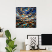 Affiche de paysage sacré Storm Light (Bureau à domicile)