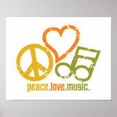 Affiche de Peace Love Music (Devant)