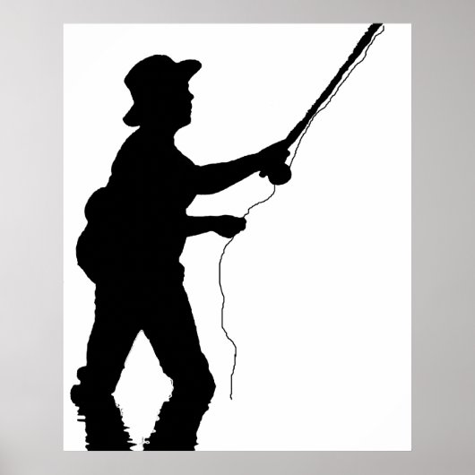 Affiche de pêche (Devant)