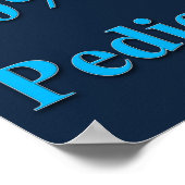 Affiche de pédicure à -20% mat (Coin)
