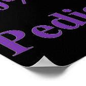 Affiche de pédicure mat à 10 % de réduction (Coin)