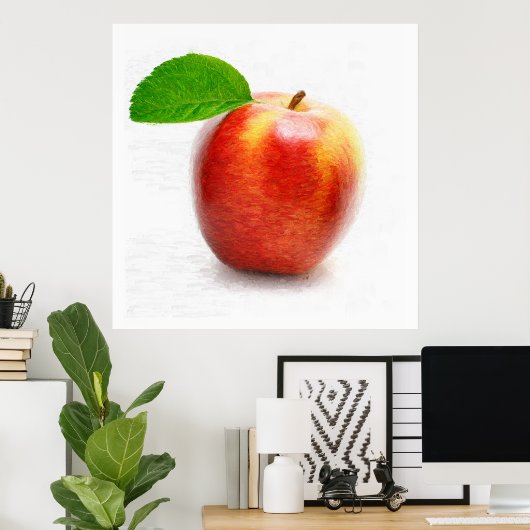 Affiche de peinture Apple (Bureau à domicile)