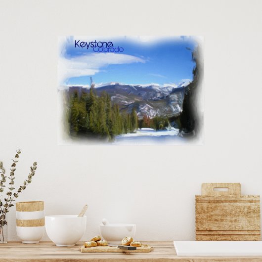 Affiche de peinture Keystone Colorado (Cuisine)