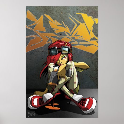 affiche de peinture murale (Devant)