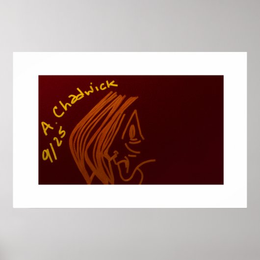 Affiche de peinture rupestre (Devant)
