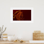 Affiche de peinture rupestre (Cuisine)