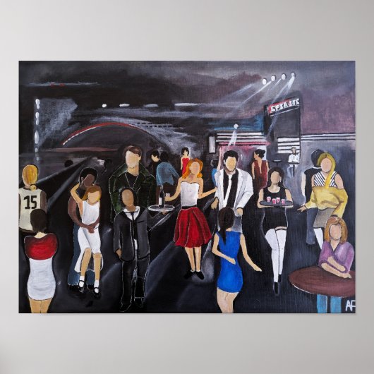 Affiche de peinture sans contrôle d'Alfred Fox (Devant)