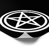 Affiche de pentagramme inversée (Coin)