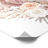 Affiche de pépinière de fleurs Impression pour cha (Coin)