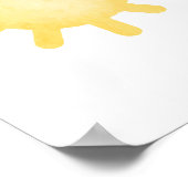 Affiche de pépinière de soleil pastel pour la déco (Coin)