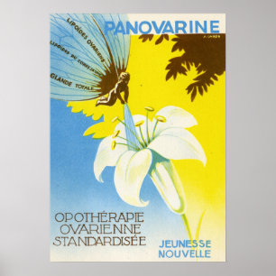 Affiche de pharmacie médicale française vintage Pa
