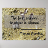 Affiche de philosophie du silence de la citation l (Devant)