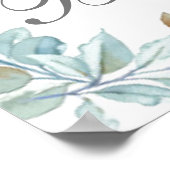 Affiche de photo de baby shower à l'aquarelle (Coin)