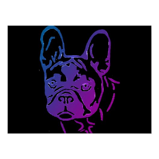 Affiche de photo de Bouledogue Français (Devant)