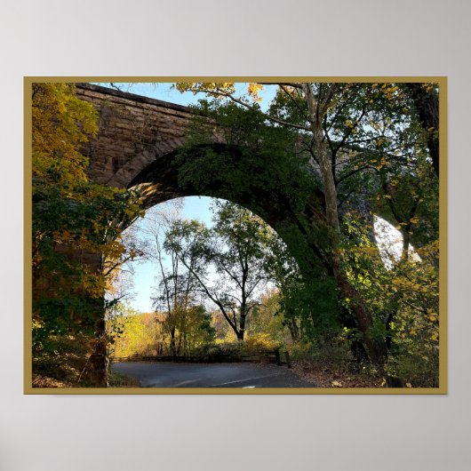 Affiche de photo de pont en arc (Devant)