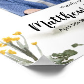 Affiche de photo de poster pour funérailles en cél (Coin)