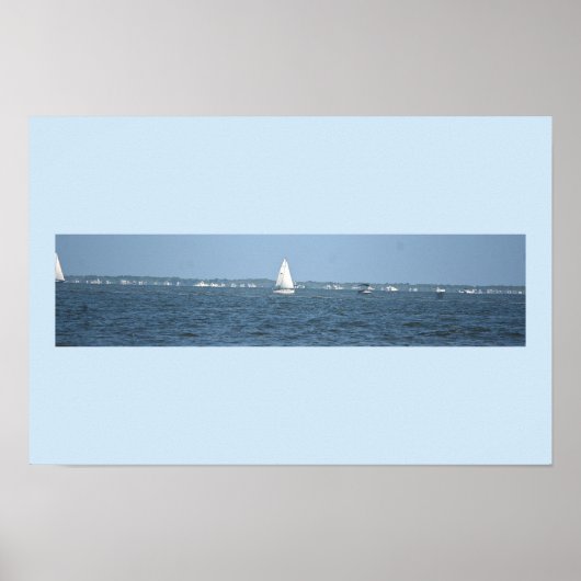 Affiche de photo de voilier (Devant)