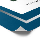 Affiche de photo simple à la mémoire de (Coin)