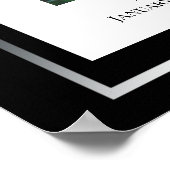 Affiche de photo simple « In Loving Memory » (Coin)