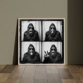 Affiche de photomaton Bigfoot ou Sasquatch Art imp