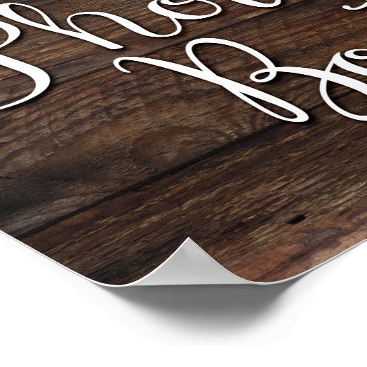 Affiche de Photomaton Rustique Chic (Coin)