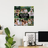 Affiche de photos des meilleurs amis (Bureau à domicile)