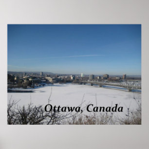Affiche de photos sur Skyline Ottawa Canada