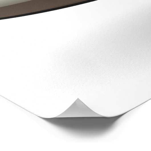 Affiche de pierre de curling (Coin)