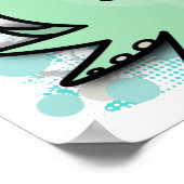 affiche de pieuvre mignonne (Coin)