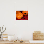 Affiche de piments habanero piquants (Cuisine)