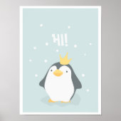 Affiche de pingouin (Devant)