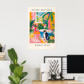 Affiche de pingouin drôle, décor Dopamine, Rose (Bureau à domicile)