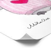 Affiche de pingouin mignon Peinture de pingouin Ar (Coin)