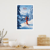 Affiche de piste de ski en Finlande 1 (Cuisine)