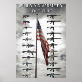 Affiche de pistolet de portefeuille diversifié (Devant)