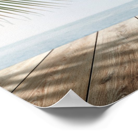 Affiche de plage (Coin)