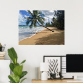 affiche de plage (Bureau à domicile)