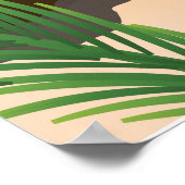 Affiche de plage de Cancun au Mexique (Coin)