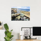 Affiche de plage de Maui Hawaii (Bureau à domicile)