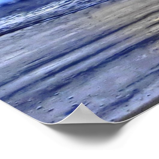 Affiche de plage de Maui Hawaii (Coin)