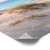 Affiche de plage des dunes de sable côtières - Cou (Coin)