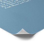 Affiche de plan de table de mariage à 10 tables Bl (Coin)