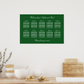Affiche de plan de table de mariage à 10 tables ve (Cuisine)