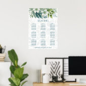 Affiche de plan de table de mariage au eucalyptus (Bureau à domicile)