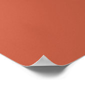 Affiche de plan de table de mariage Terracotta 11 (Coin)