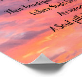 affiche de poème commémoratif (Coin)