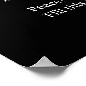 Affiche de poème inspirant et calme pour mur (Coin)